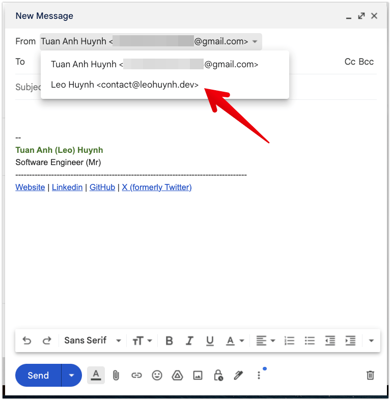 Gmail 撰写